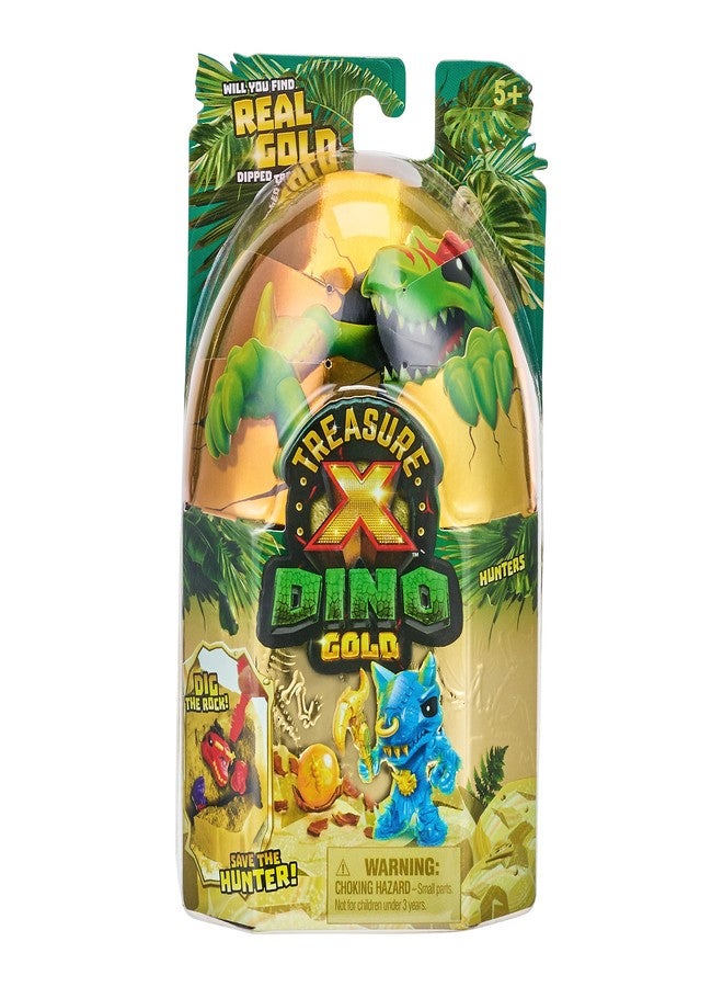 Treasure X Dino Gold Dino Single Pack Unboxing Toy Dig and Discover collectable Dino Figures Will You find Real Gold Treasure 8 Levels of Adventure - Image 1